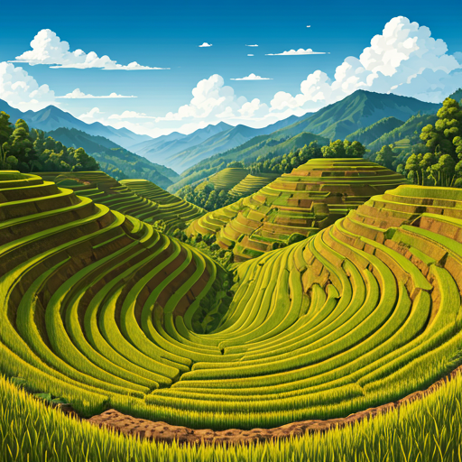 Terasering sawah Bali — simbol perencanaan jangka panjang yang harmonis dengan alam
